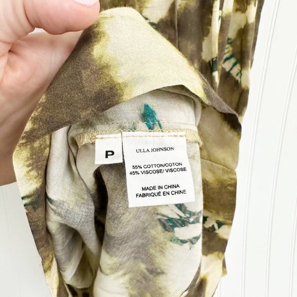 Ulla Johnson Selena Cover Up Dress Olive Midi - Picture 10 of 10